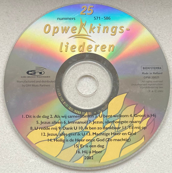 Opwekking : Opwekkingsliederen 25 (571-586 Live-Opname) (CD, Album)