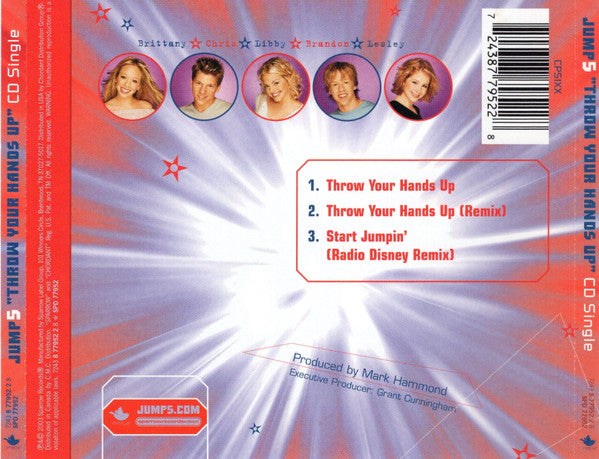 Jump5 : Throw Your Hands Up (CD, Single)