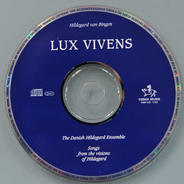 The Danish Hildegard Ensemble : Lux Vivens (CD)
