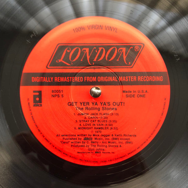 The Rolling Stones : Get Yer Ya Ya's Out (LP, Album, RE, RM)