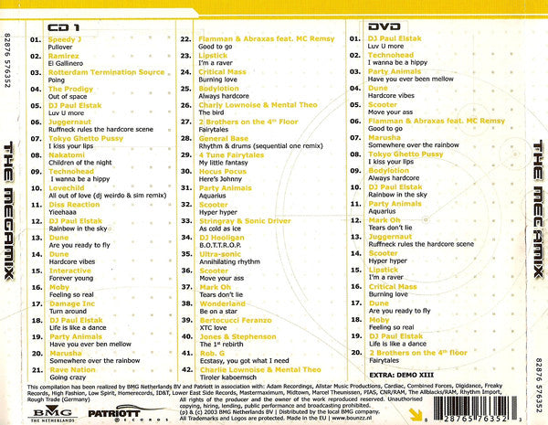 Mental Theo : Bounzz The Megamix (CD, Comp, Mixed + DVD-V, Enh)