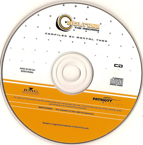 Mental Theo : Bounzz The Megamix (CD, Comp, Mixed + DVD-V, Enh)