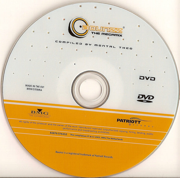 Mental Theo : Bounzz The Megamix (CD, Comp, Mixed + DVD-V, Enh)