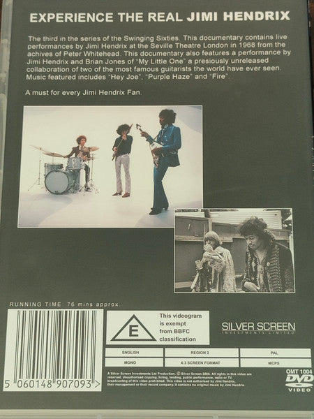 Jimi Hendrix : The Swinging 60's (DVD-V, Mono, PAL)