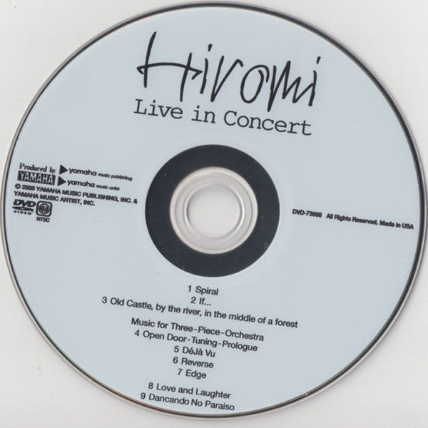 Hiromi Uehara : Live In Concert (DVD-V, NTSC)