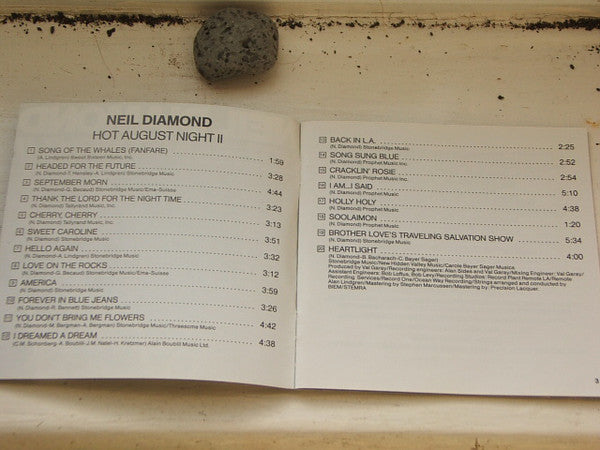 Neil Diamond : Hot August Night II (CD, Album, RE)