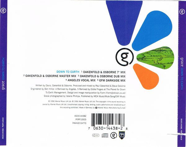 Grace : Down To Earth (CD, Single)