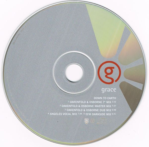 Grace : Down To Earth (CD, Single)