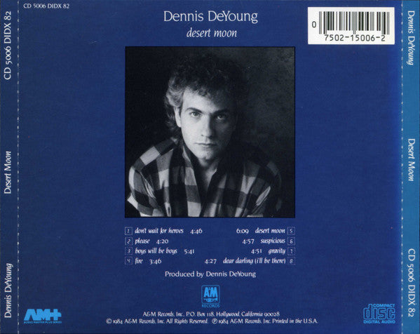 Dennis DeYoung : Desert Moon (CD, Album, CSR)
