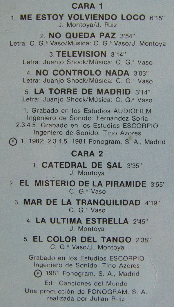 Azul Y Negro : La Edad De Los Colores (LP, Album)
