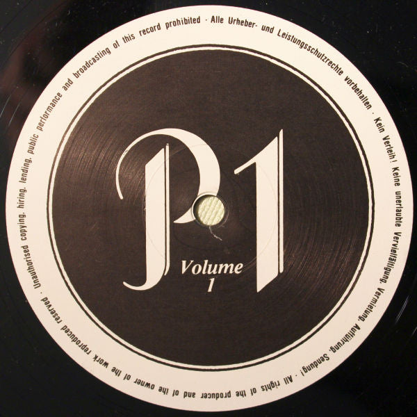 Captain Hollywood & B.P.M. (3) : P1 Volume 1 (12", Maxi)