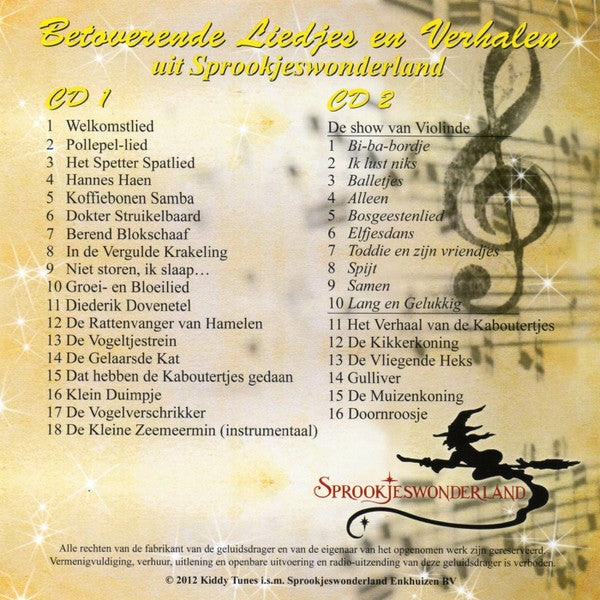 Sprookjeswonderland : Betoverende Liedjes En Verhalen Uit Sprookjeswonderland (2xCD, Album)