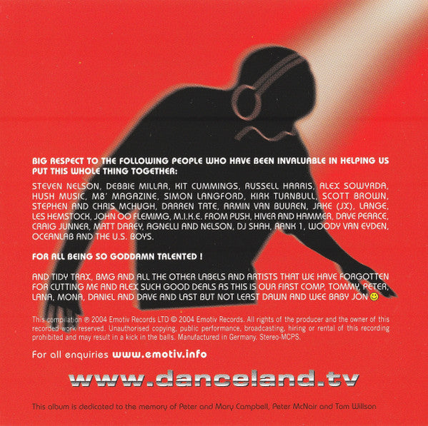 Various : Danceland: Welcome To The Future (2xCD, Comp, Mixed)