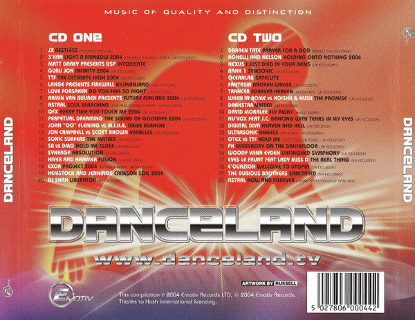 Various : Danceland: Welcome To The Future (2xCD, Comp, Mixed)