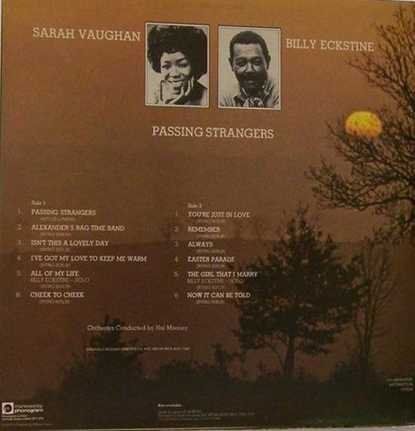 Billy Eckstine & Sarah Vaughan / Dinah Washington, Brook Benton : Passing Strangers / The Two Of Us (2xLP, Comp)