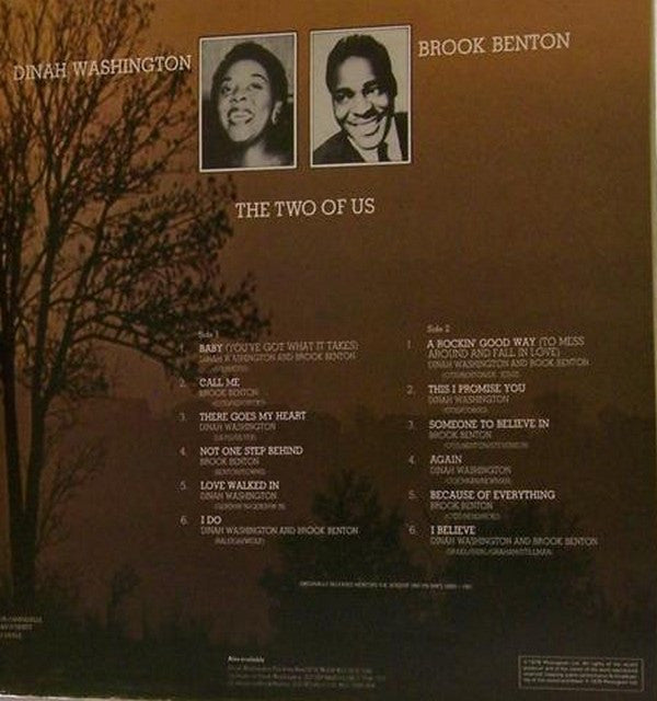 Billy Eckstine & Sarah Vaughan / Dinah Washington, Brook Benton : Passing Strangers / The Two Of Us (2xLP, Comp)