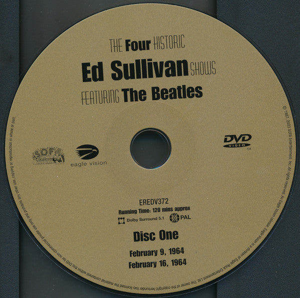 The Beatles : The Four Complete Historic Ed Sullivan Shows Featuring The Beatles (2xDVD-V, PAL)