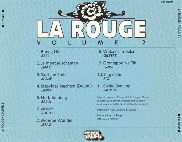 La Rouge : Volume 2 (CD, Album)