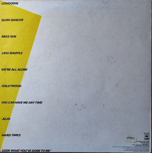 Boz Scaggs : Hits!  (LP, Comp)