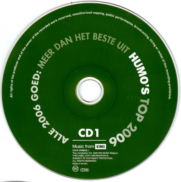 Various : Alle 2006 Goed: Meer Dan Het Beste Uit Humo's Top 2006 (2xCD, Comp)