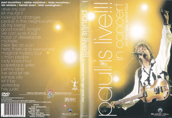 Paul McCartney : Paul Is Live (DVD-V)