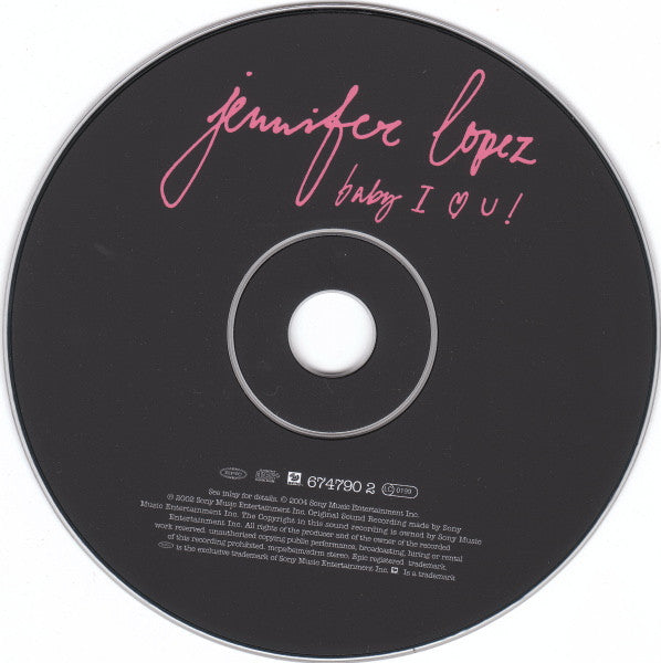 Jennifer Lopez : Baby I Love U! (CD, Single, Enh)