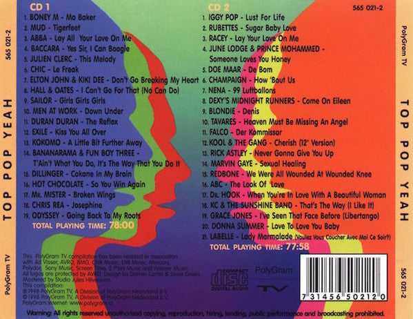 Various : Avro's Top Pop Yeah (2xCD, Comp)