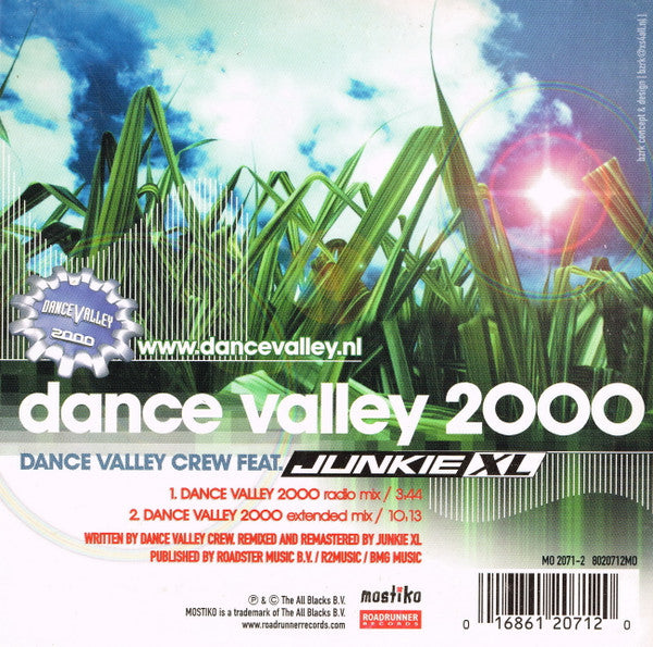Dance Valley Crew Feat. Junkie XL : Dance Valley 2000 (CD, Single)