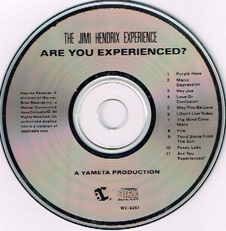 The Jimi Hendrix Experience : Are You Experienced? (CD, Album, Club, RE, RM)