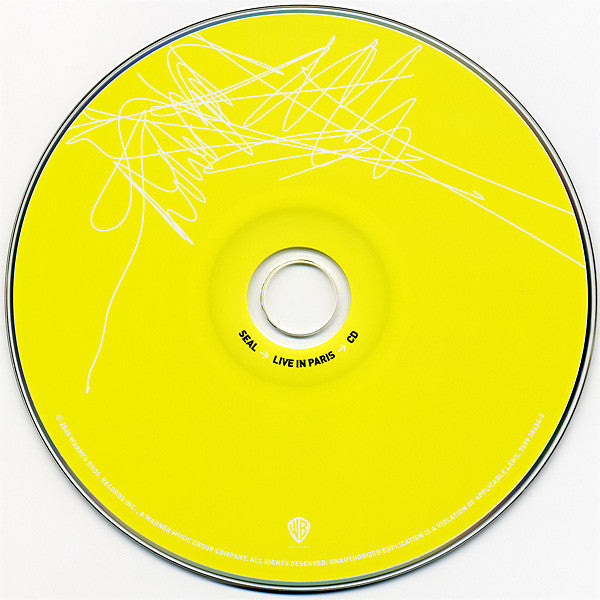 Seal : Live In Paris (DVD-V, PAL + CD, Album)