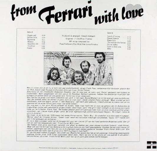 Ferrari (3) : From Ferrari With Love (LP, Album)
