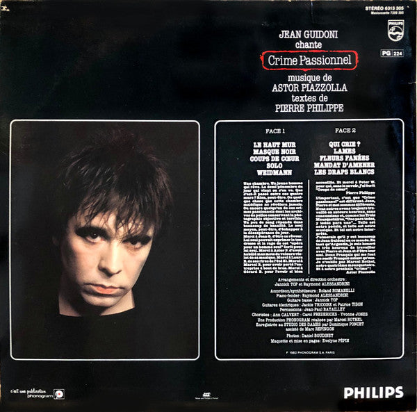 Jean Guidoni : Crime Passionnel (LP, Album)