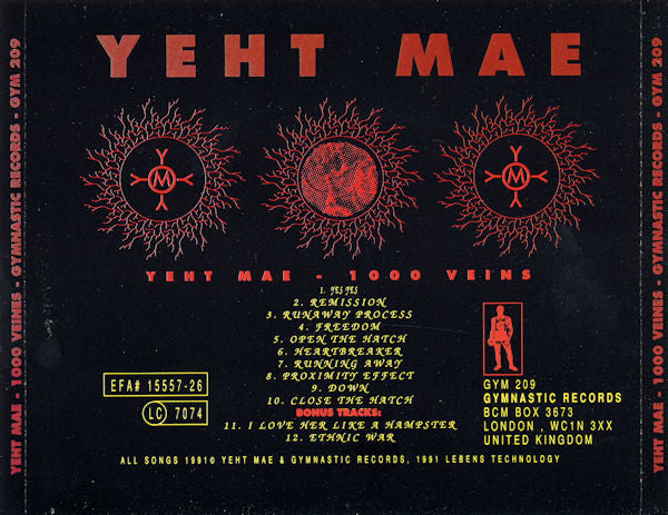 Yeht Mae : 1000 Veins (CD, Album)