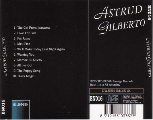 Astrud Gilberto : Astrud Gilberto (CD, Album, RE)
