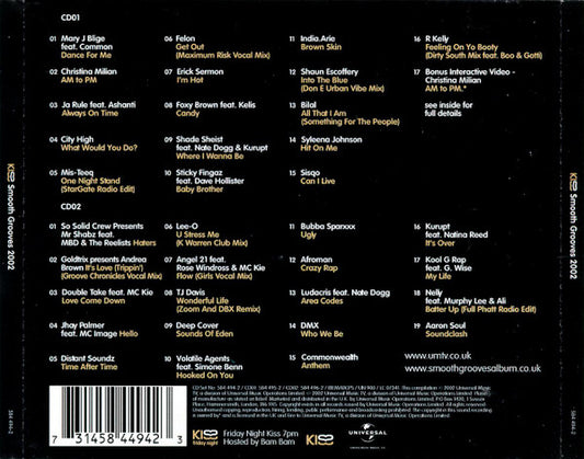Various : Kiss Smooth Grooves 2002 (CD, Enh + CD + Comp)
