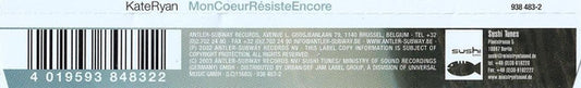 Kate Ryan : Mon Coeur Résiste Encore (CD, Maxi)