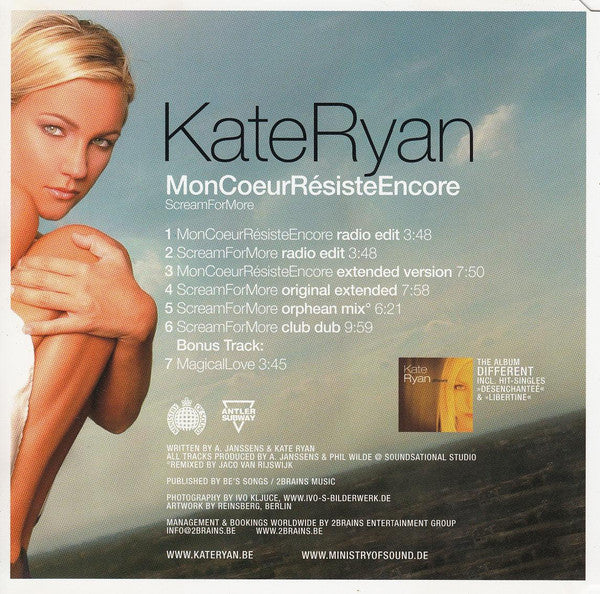 Kate Ryan : Mon Coeur Résiste Encore (CD, Maxi)