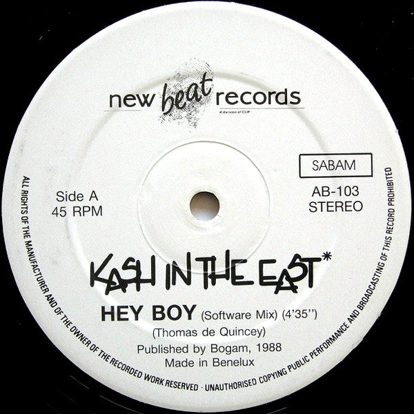 Kash In The East* : Hey Boy (12", Maxi)