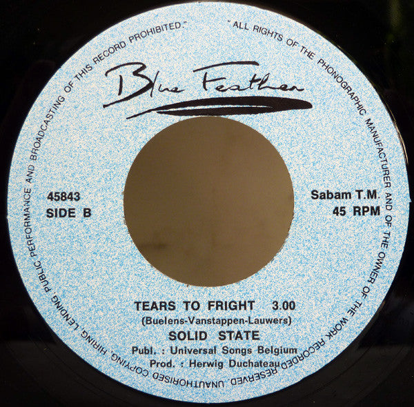 Solid State (7) : It's An Obsession (7")