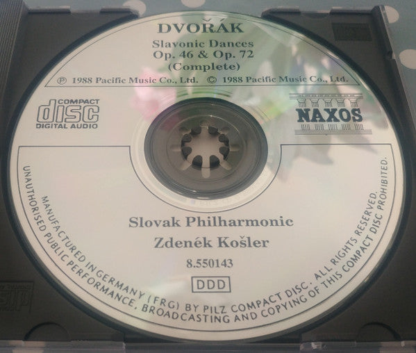 Antonín Dvořák, Slovak Philharmonic Orchestra / Zdeněk Košler : Slavonic Dances Op. 46 & Op. 72 (Complete) (CD, Album)