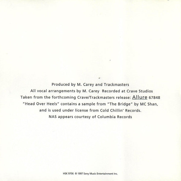 Allure (3) Featuring Nas : Head Over Heels (CD, Maxi, Promo)