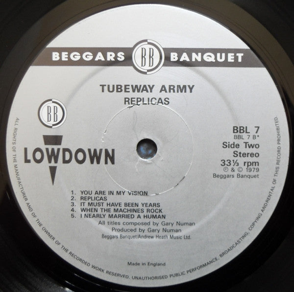 Tubeway Army : Replicas (LP, Album, RE)