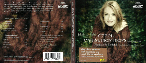 Jakub Jan Ryba | Magdalena Kožená | Capella Regia Musicalis | Robert Hugo : Czech Christmas Mass | 3 Pastorellas (CD, Album, RE)