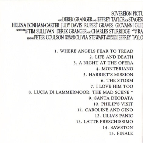 Rachel Portman : Where Angels Fear To Tread - Original Soundtrack (CD, Album)