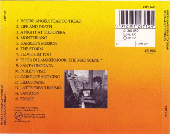 Rachel Portman : Where Angels Fear To Tread - Original Soundtrack (CD, Album)