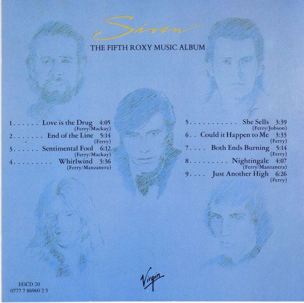 Roxy Music : Siren (CD, Album, RE)