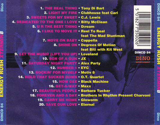 Various : Energy Rush: Xtermin8 (CD, Comp)