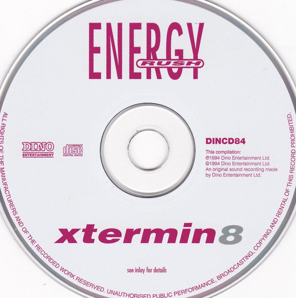 Various : Energy Rush: Xtermin8 (CD, Comp)