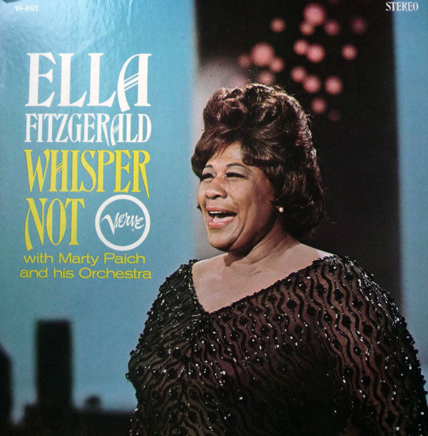 Ella Fitzgerald With Marty Paich Orchestra : Whisper Not (LP)
