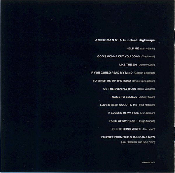 Johnny Cash : American V: A Hundred Highways (CD, Album, RE)
